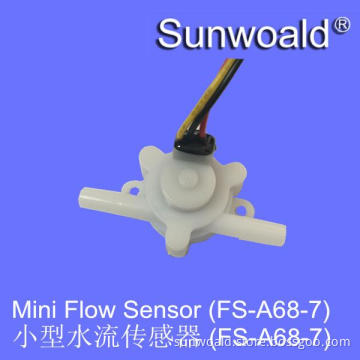 OD6mm mini FDA Plastic Water Flow meter hall Sensor